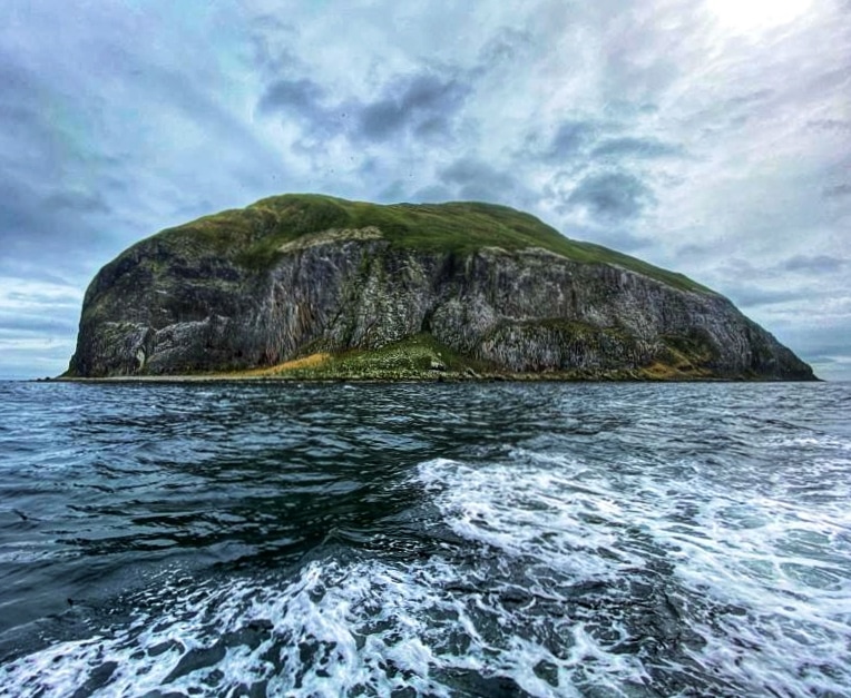 Ailsa Craig - a magnificent island covered in sea birds