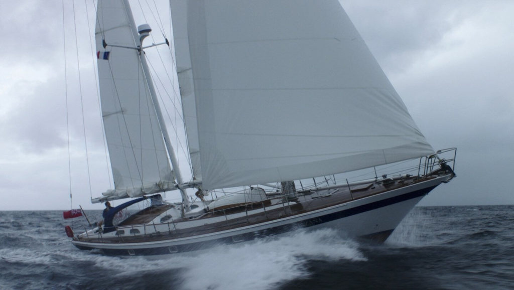 Hazana, a Bestevaer 76 yacht featuring in the film Adrift