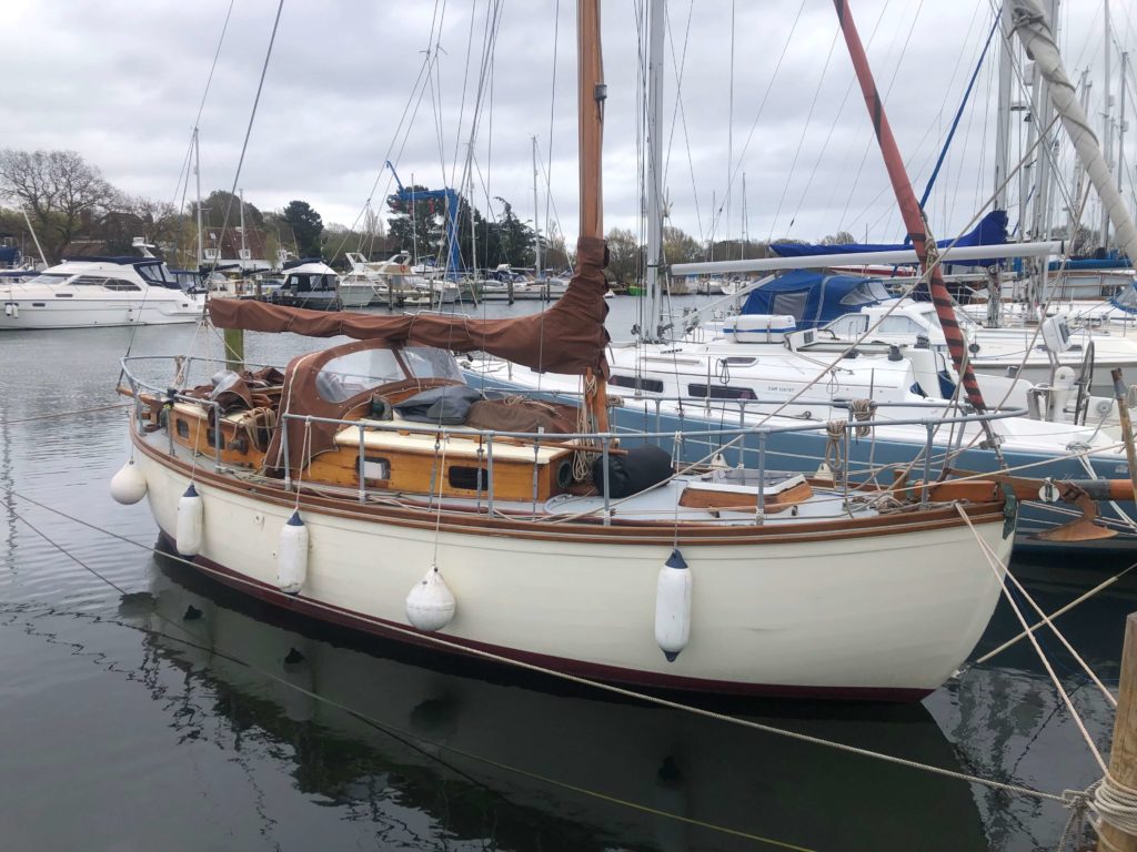 Ragged Robin 3, a famous classic yacht that was previously owned by Arthur Ransome