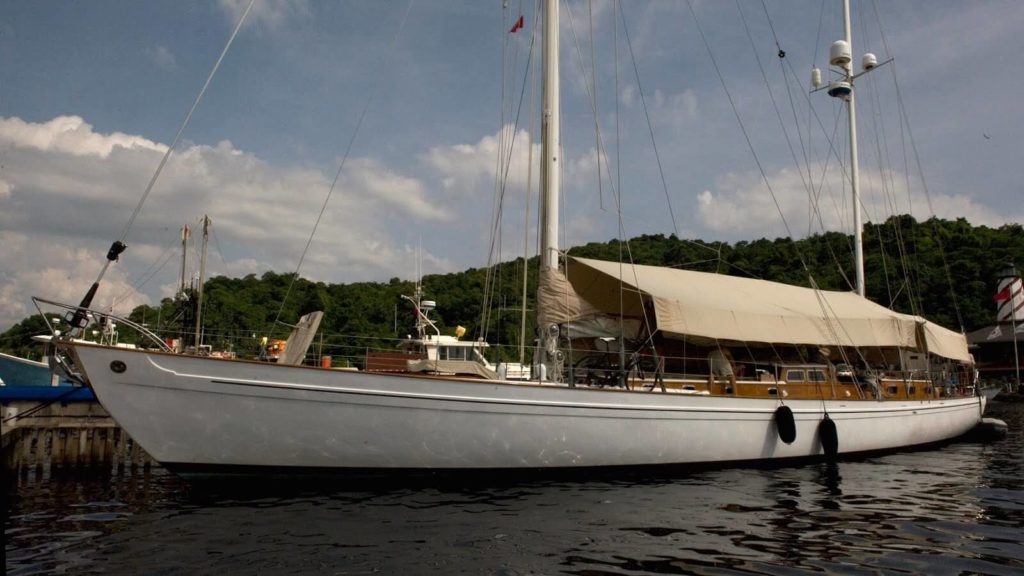 Stormvogel, the yacht featuring in the film Dead Calm.