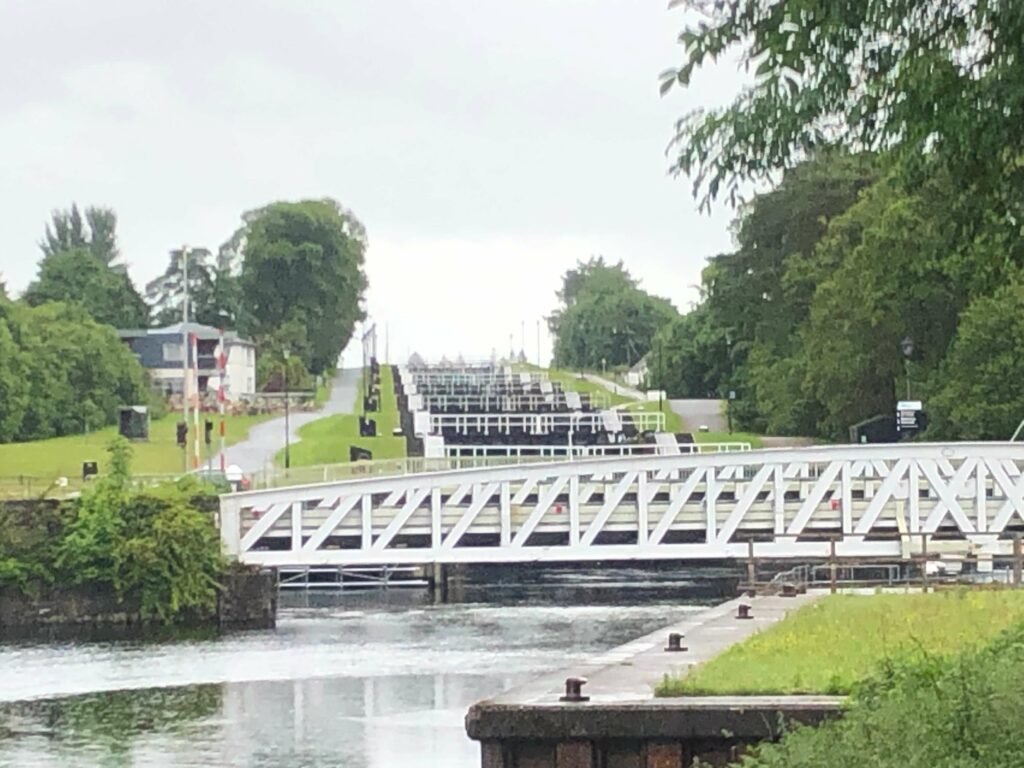 Neptunes Staircase, a series of locks on the Caledonian Canal