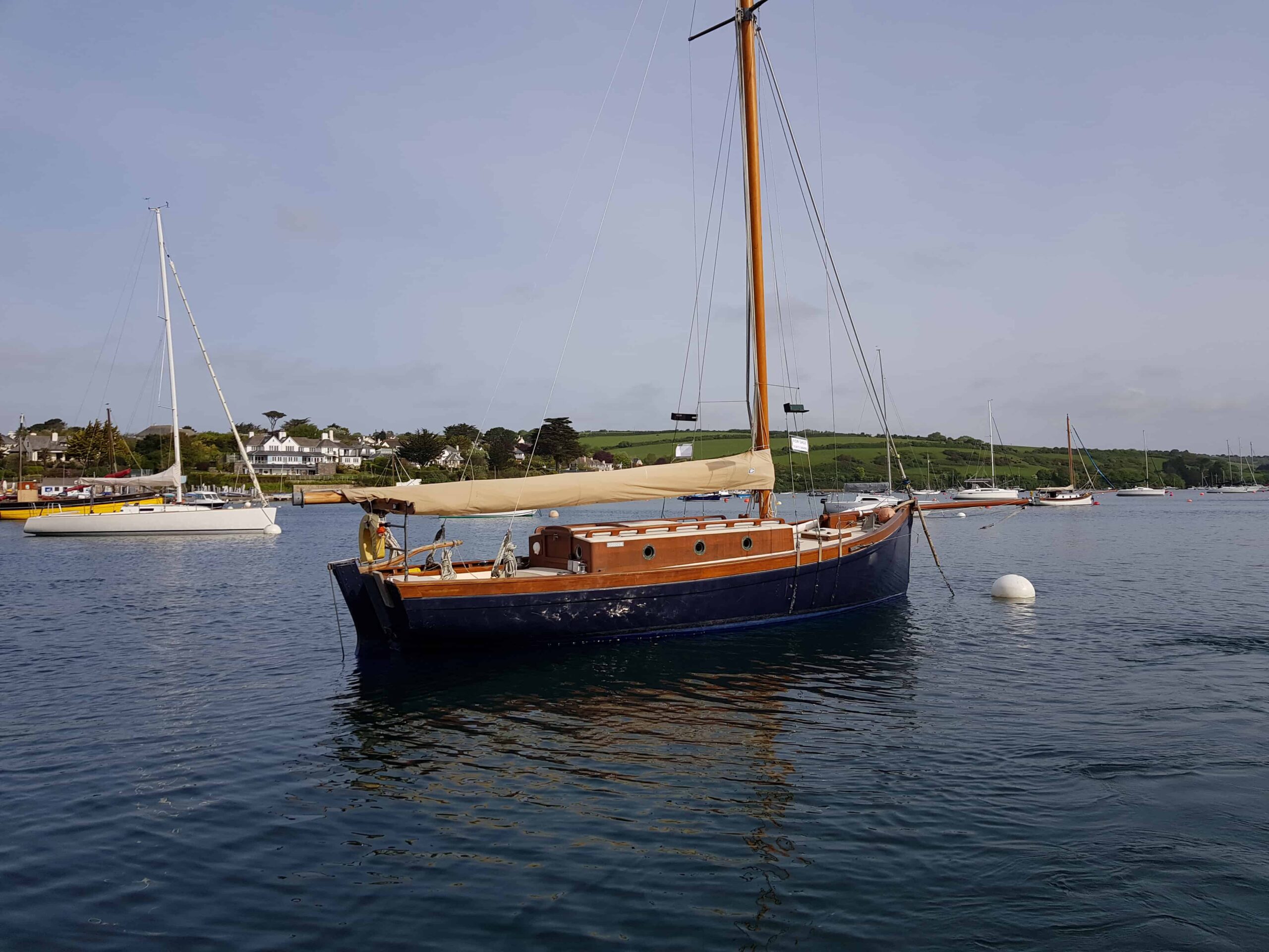 Heard 28 on her new mooring in Ireland after the yacht delivery from Penryn